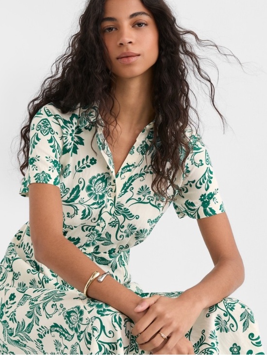 LOFT Dresses & Skirts - Loft Button Dress